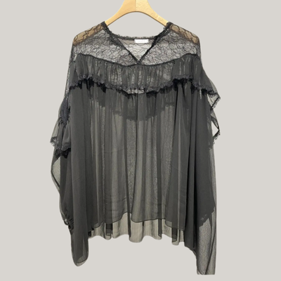 Chemise Margaux en Mousseline & Dentelle