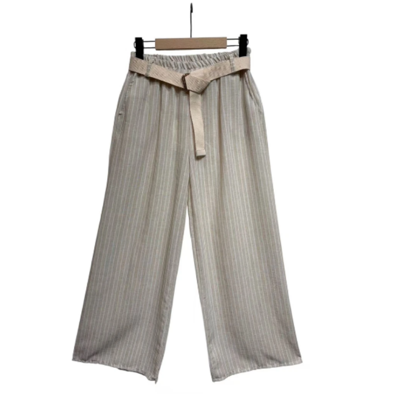 Pantalon Large à rayures Emila