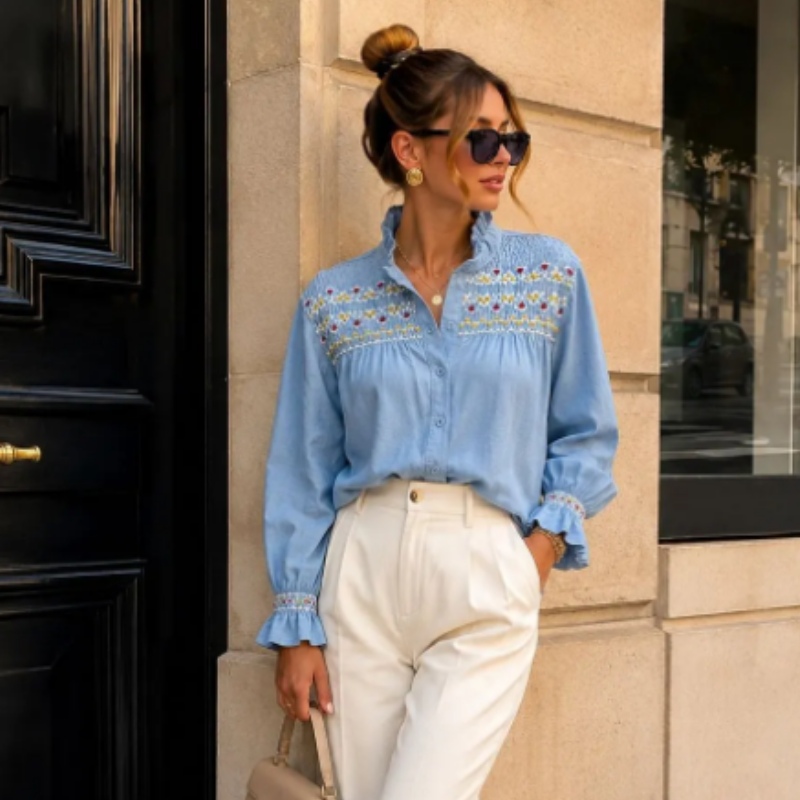Chemise Smock Bohème Chic - Noélie