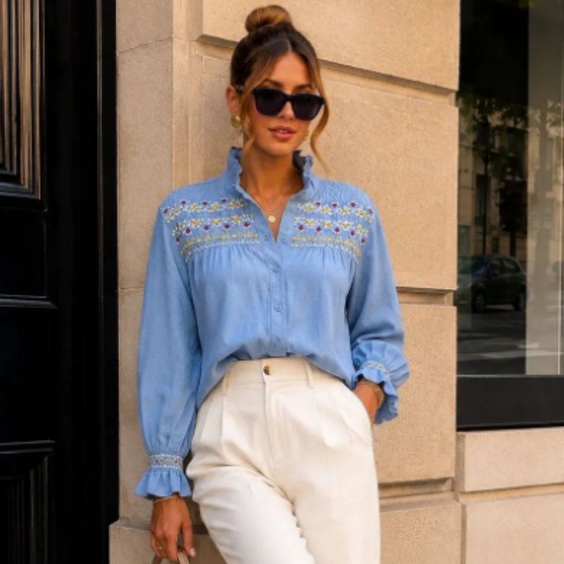 Chemise Smock Bohème Chic - Noélie