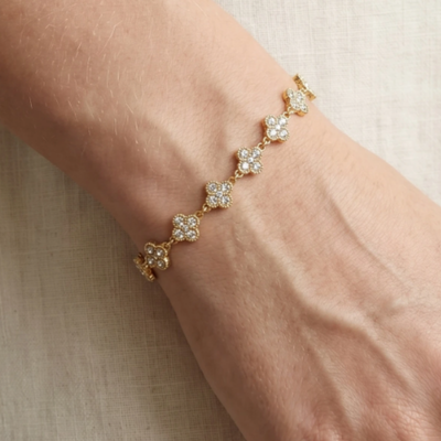 Parure Trèfle-Collier & Bracelet