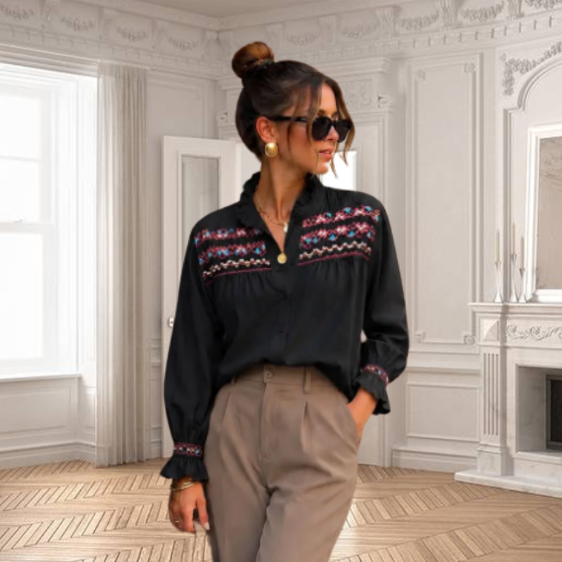 Chemise Smock Bohème Chic - Olga