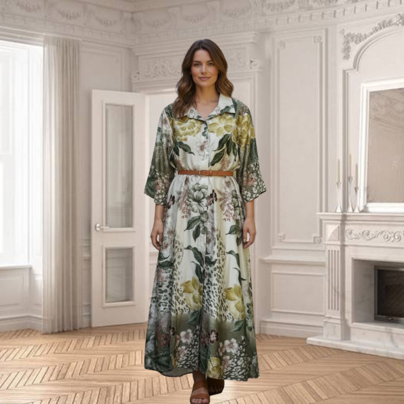 Robe Chemise Satinée Lana