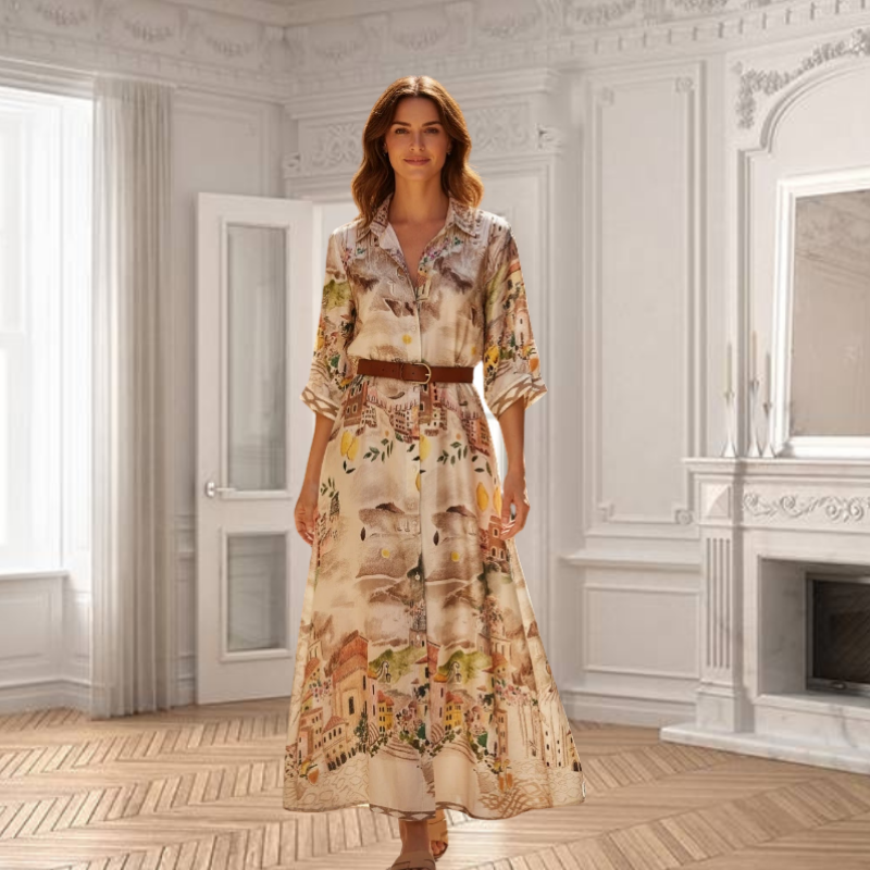 Robe Chemise Satinée Théa