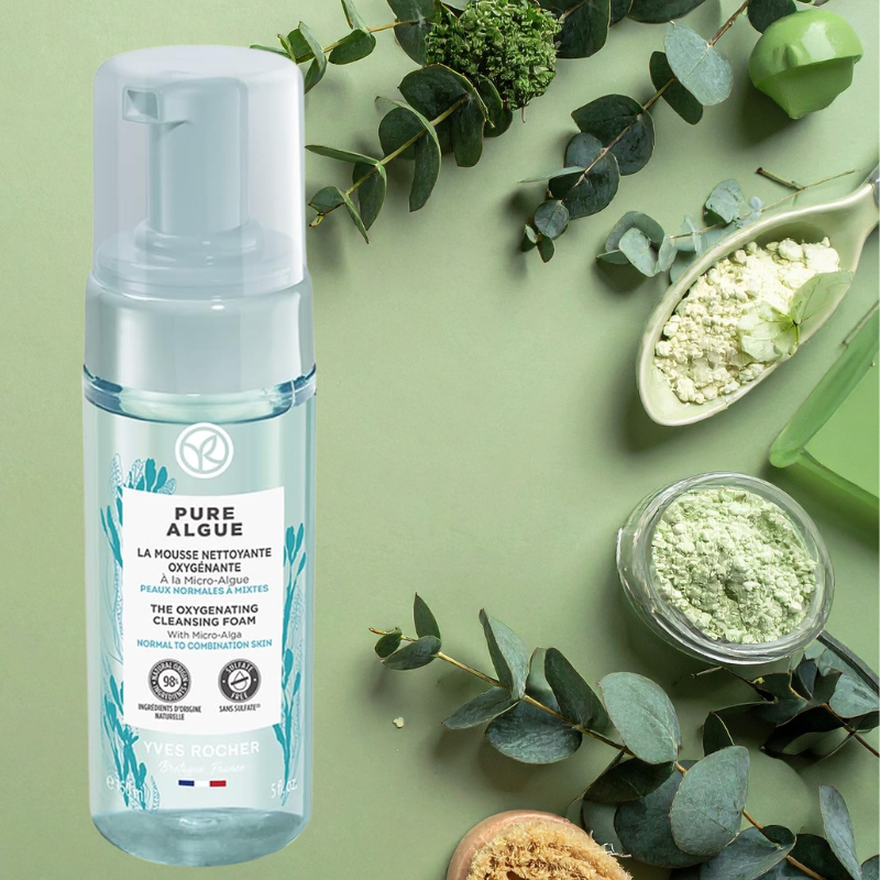 Mousse Nettoyante Oxygénante – Pure Algue - Yves Rocher