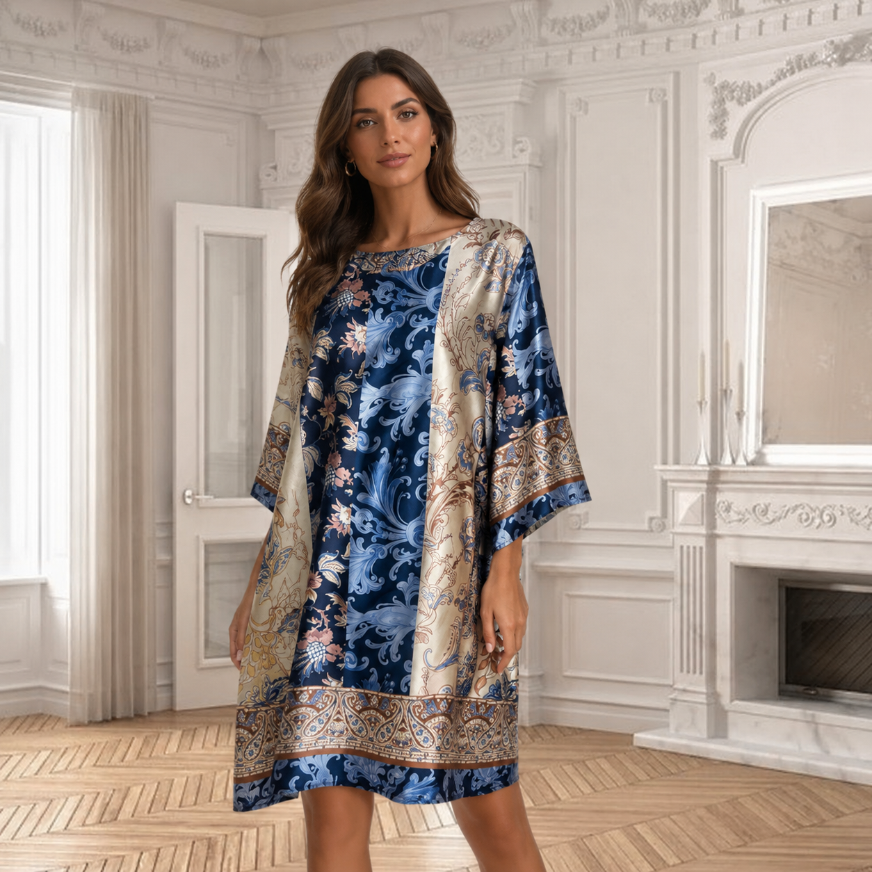 Robe Tunique Satinée Adonia